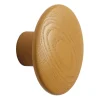 Dots wood krok burnt orange, Ø9 cm