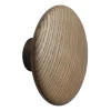 Dots wood krok dark stained brown, Ø13 cm