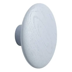 Dots wood krok light blue, Ø13 cm