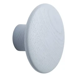 Dots wood krok light blue, Ø9 cm