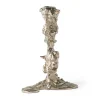 Drip ljusstake L 25 cm, Silver