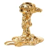 Drip ljusstake S 14 cm, Guld