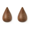 Dropit knopp 2-pack valnöt, Stor