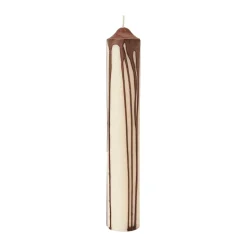 Dryp blockljus, Dark Chocolate, 30 cm