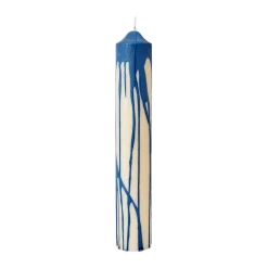 Dryp blockljus, Deep Blue, 30 cm