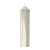 Dryp blockljus, Warm Grey, 20 cm