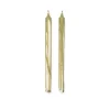 Dryp stearinljus 2-pack, Olive
