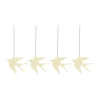 Easter Deco fågel påskhänge 4-pack, Light yellow