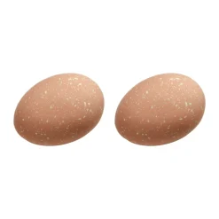 Easter Deco ägg 2-pack, Cafe au lait