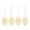 Easter Deco ägg påskdekoration 4-pack, Light yellow