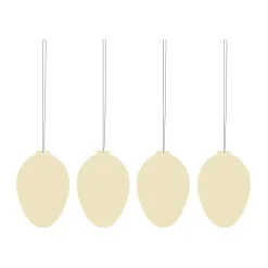 Easter Deco ägg påskdekoration 4-pack, Light yellow