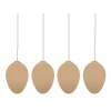 Easter Deco ägg påskdekoration 4-pack, Cafe au lait