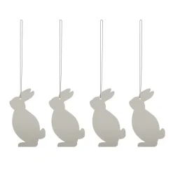 Easter Deco hare påskhänge 4-pack, Sand