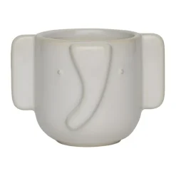 Elephant kruka Ø9,6 cm, Offwhite