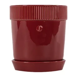 Elise kruka S Ø14 cm, Vinröd