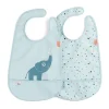 Elphee haklapp med kardborre 2-pack, Blue