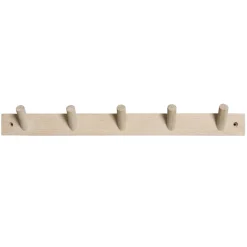 Else klädhängare natur, 5 knoppar