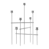 Elysia ljusstake, Brushed stainless steel