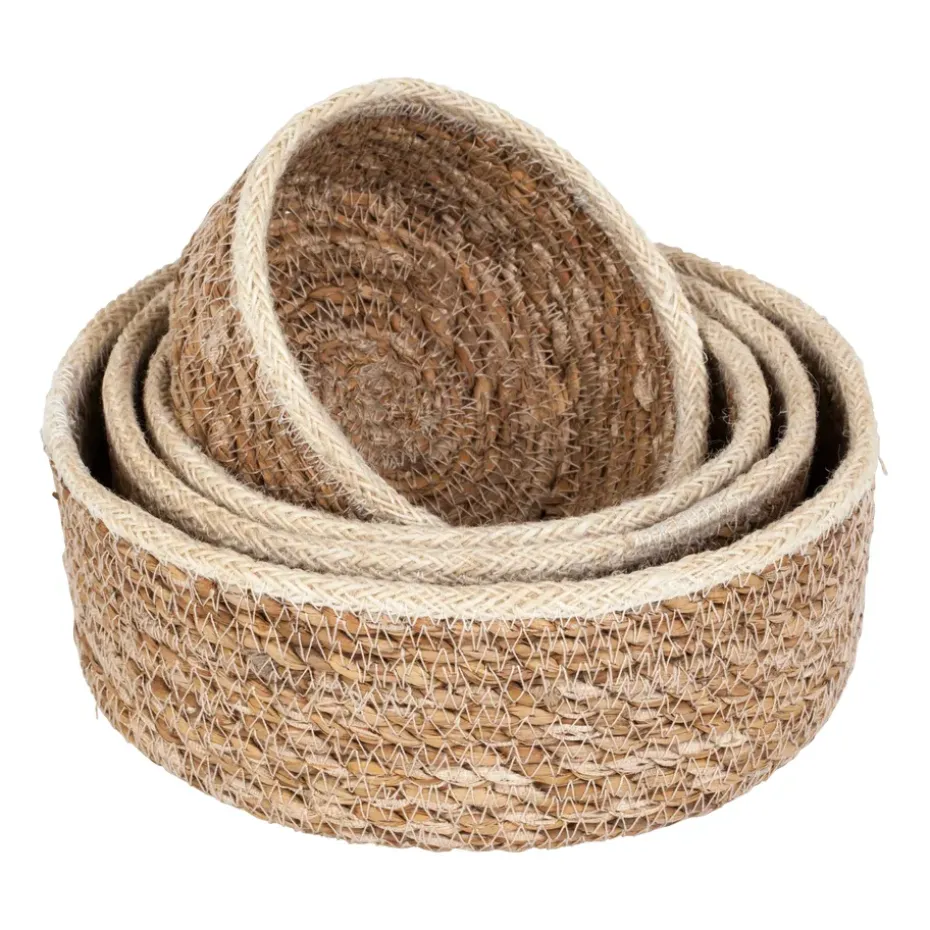 Emil seagrass korg small 4-pack, Natur-vit