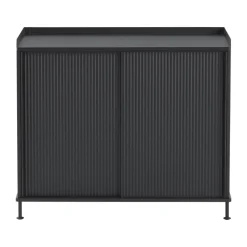 Enfold sideboard 100x45x85 cm, Black-anthracite black
