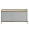 Enfold sidobord lågt 125x45x63 cm, Oak-Grey