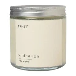 Ernst doftljus i glas med lock Ø9 cm, Vildhallon