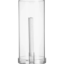 Ernst glaslykta för kronljus 29 cm, Klar