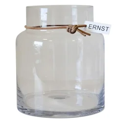 Ernst glasvas H18 cm Ø 12,5 cm, klar