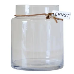 Ernst glasvas H22,5 cm Ø 12,5 cm, klar