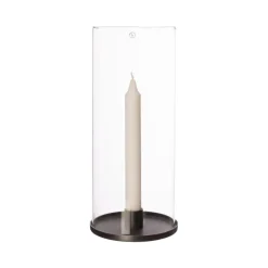 Ernst ljuslykta för kronljus 28 cm, Svart aluminium