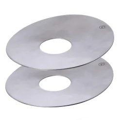 Ernst ljusmanschett Ø8,3 cm 2-pack, Borstad metall