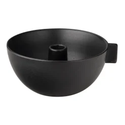 Ernst ljusskål Ø17 cm, Svart