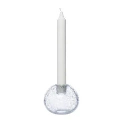 Ernst ljusstake glas Ø9 cm, Bubblor