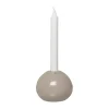 Ernst ljusstake glas Ø11 cm, Beige
