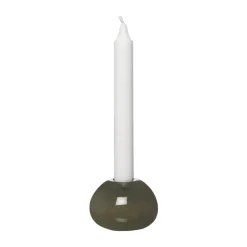 Ernst ljusstake glas Ø7,5 cm, Grön