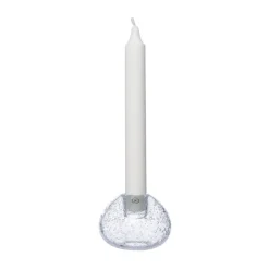 Ernst ljusstake glas Ø7,5 cm, Bubblor