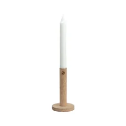 Ernst ljusstake i trä 15 cm, Natur