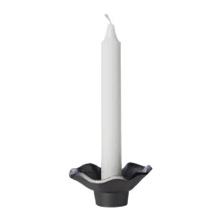 Ernst ljusstake svart aluminium, Ø9 cm