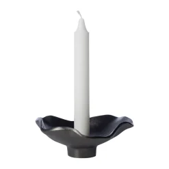 Ernst ljusstake svart aluminium, Ø14 cm