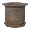 Ernst terracotta kruka med fat, Ø24x17 cm