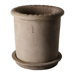 Ernst terrakotta kruka med fat, Ø20x20 cm