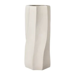 Ernst vas stengods Ø13x31 cm, Naturvit