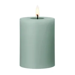 ester & erik blockljus LED, 67 Jade stone, 10 cm