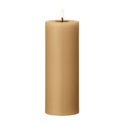 ester & erik blockljus LED, 27 Almond butter, 20 cm