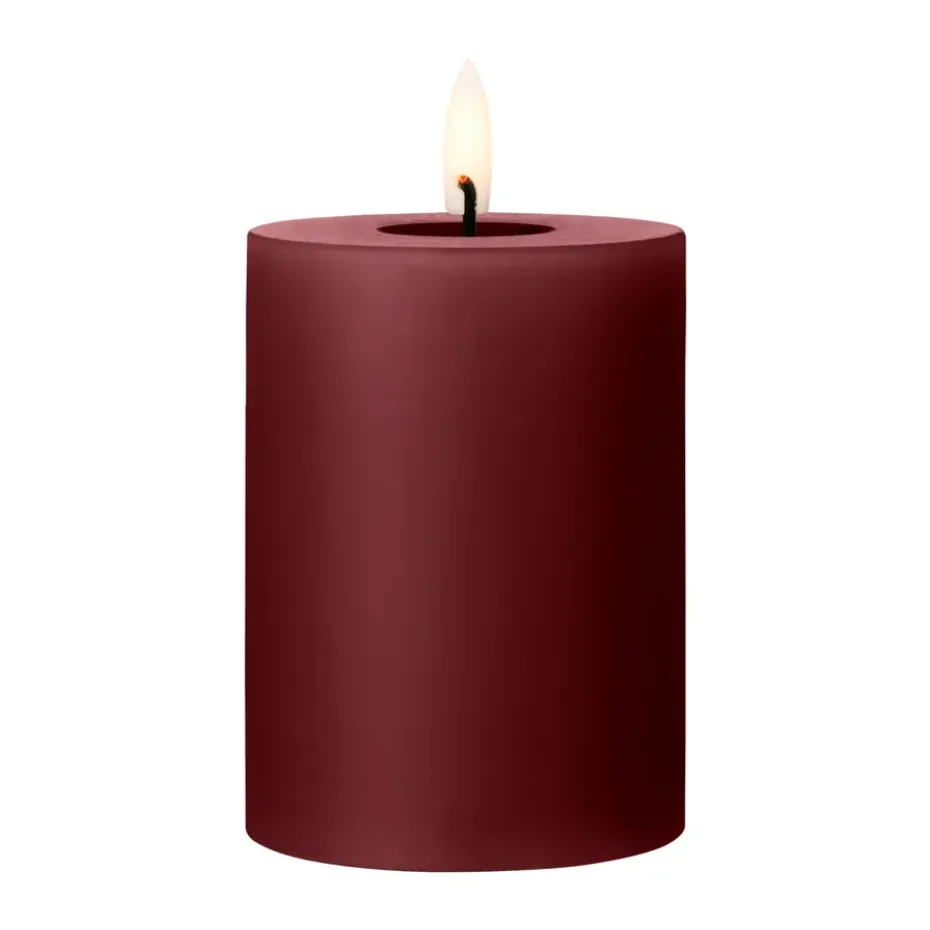 ester & erik blockljus LED, 44/2 Deep Wine, 10 cm