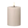 ester & erik blockljus LED, 22 Linen Grey, 10 cm