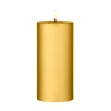ester & erik blockljus LED, 90 Gold Metallic, 15 cm