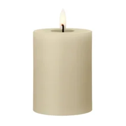 ester & erik blockljus LED, 14 Pale ginger, 10 cm
