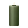 ester & erik blockljus LED, 70 Green Soil, 15 cm