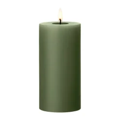 ester & erik blockljus LED, 70 Green Soil, 15 cm